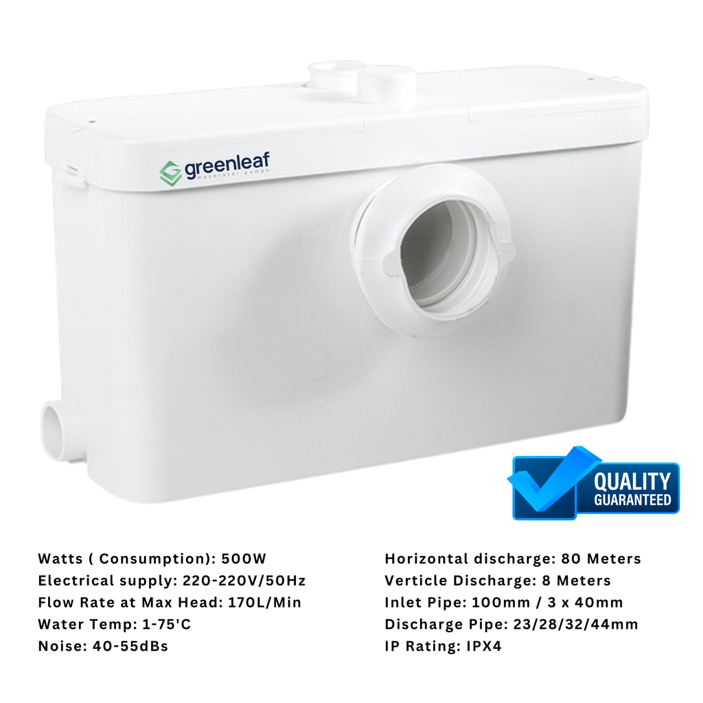 Greenleaf Slimline - 500 Sewage/Grey Water Macerator Pump