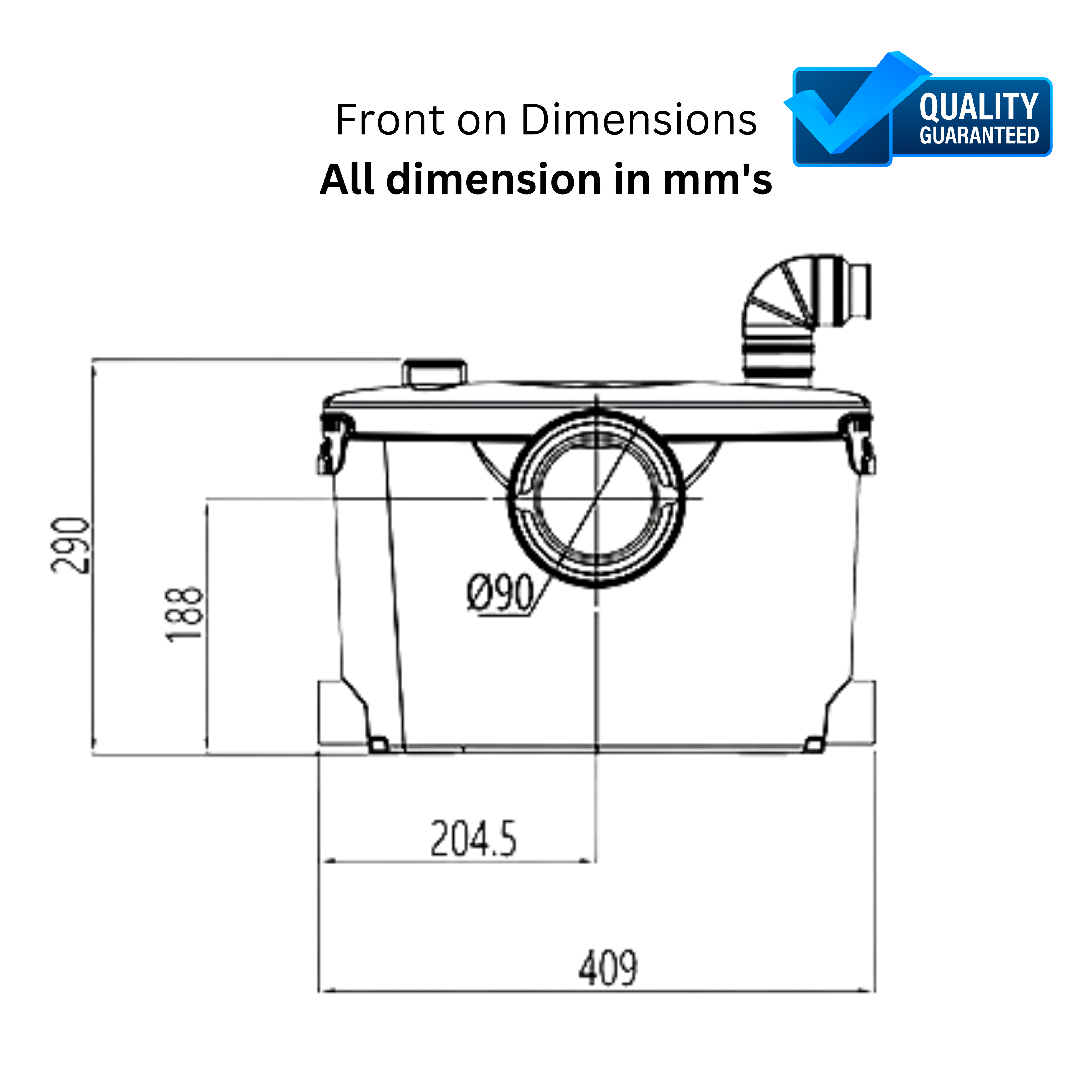 Greenleaf Classic - 400 Sewage/Grey Water Macerator Pump