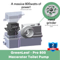 GreenLeaf Pro 800 - Macerator / Grinder